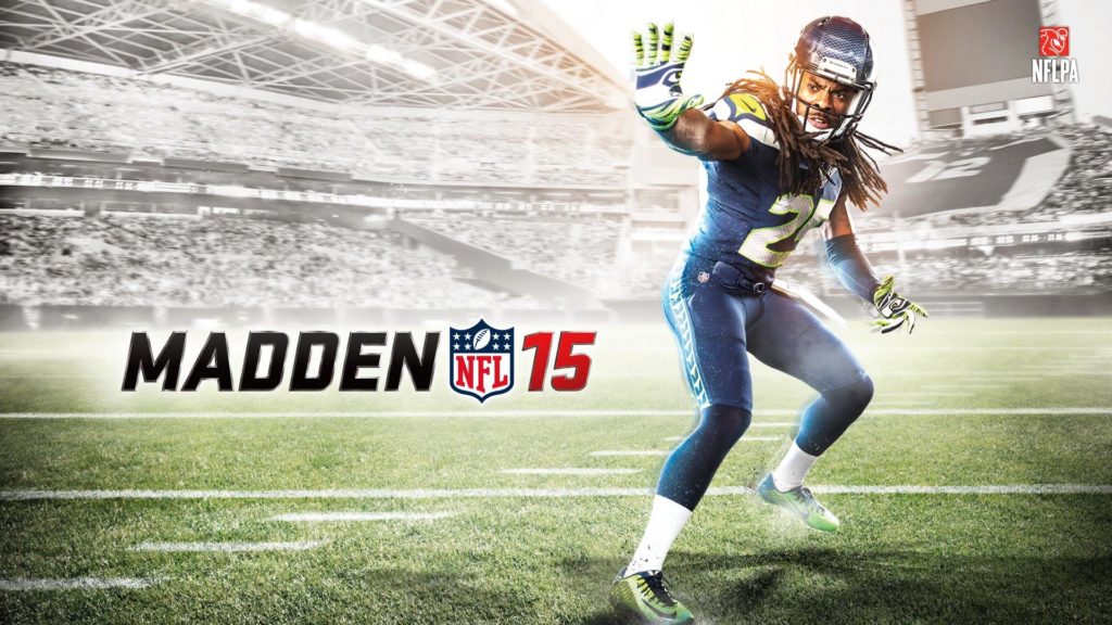 Richard Sherman Seattle Seahawks Madden NFL 2015 Game Cover Wallpaper
